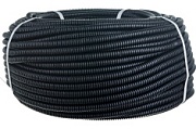 28-0016-3 Труба гофрированная из ПНД, с зондом, черная, Ø16 мм