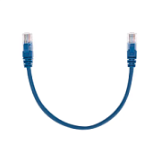 02-0104-03 Патч-корд U/UTP, CAT 5e, RJ45-RJ45, 26AWG, LSZH, синий, 0,3м REXANT