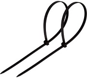 57-0301 Стяжка нейлоновая 300 x 3,6 мм, черная (упак. 100 шт)