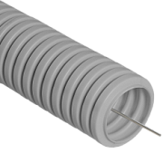 28-0025-2 Труба гофрированная из ПВХ с зондом ø25 мм (бухта 50 м/уп.) REXANT