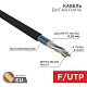 01-0146 REXANT Кабель витая пара F/UTP, категория 5e, PE, 4PR, 24AWG, внешний, черный, 305 м